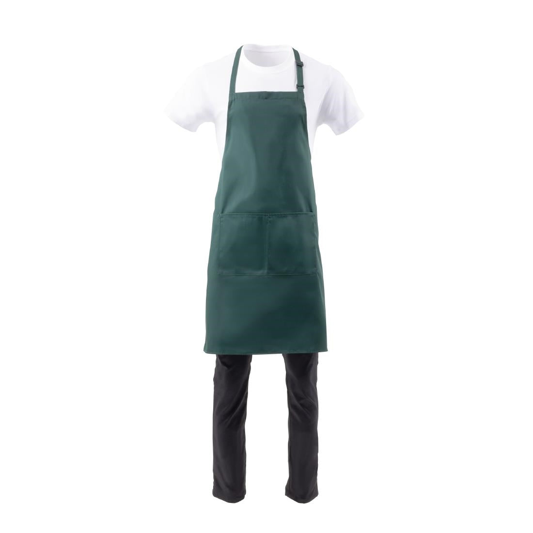 Chef Works Butchers Bib Apron Hunter Green