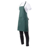 Chef Works Butchers Bib Apron Hunter Green