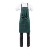 Chef Works Butchers Bib Apron Hunter Green