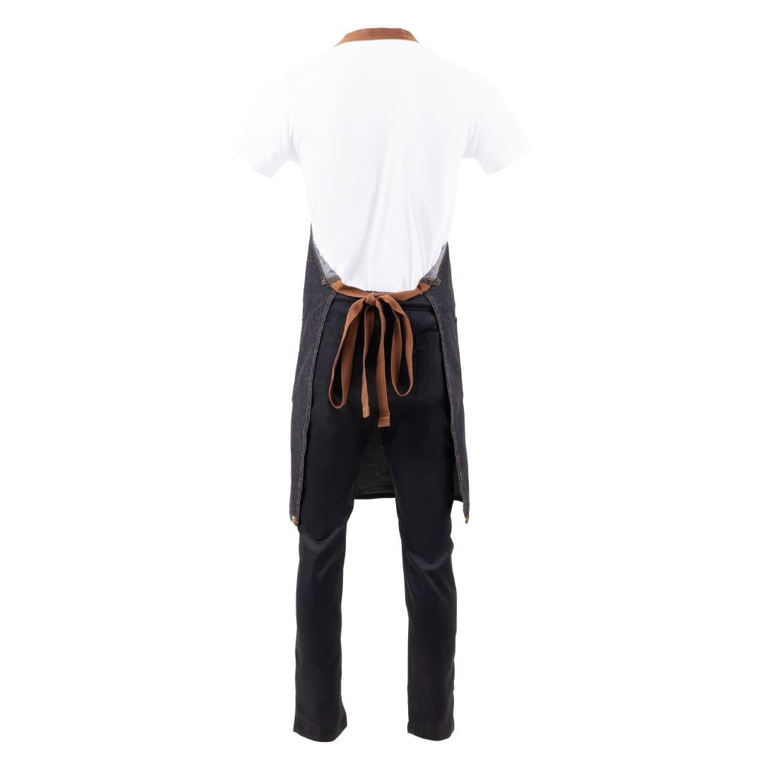 Chef Works Urban Memphis Bib Apron Indigo