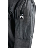 Chef Works Urban Detroit Long Sleeve Denim Shirt Black XL