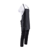 Chef Works Two Pocket Bib Apron Black