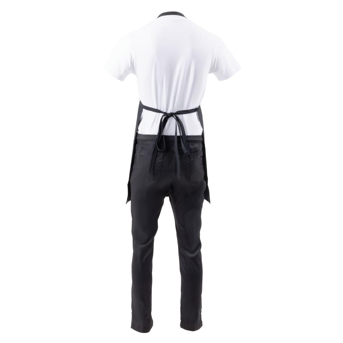 Chef Works Two Pocket Bib Apron Black