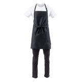 Chef Works Two Pocket Bib Apron Black