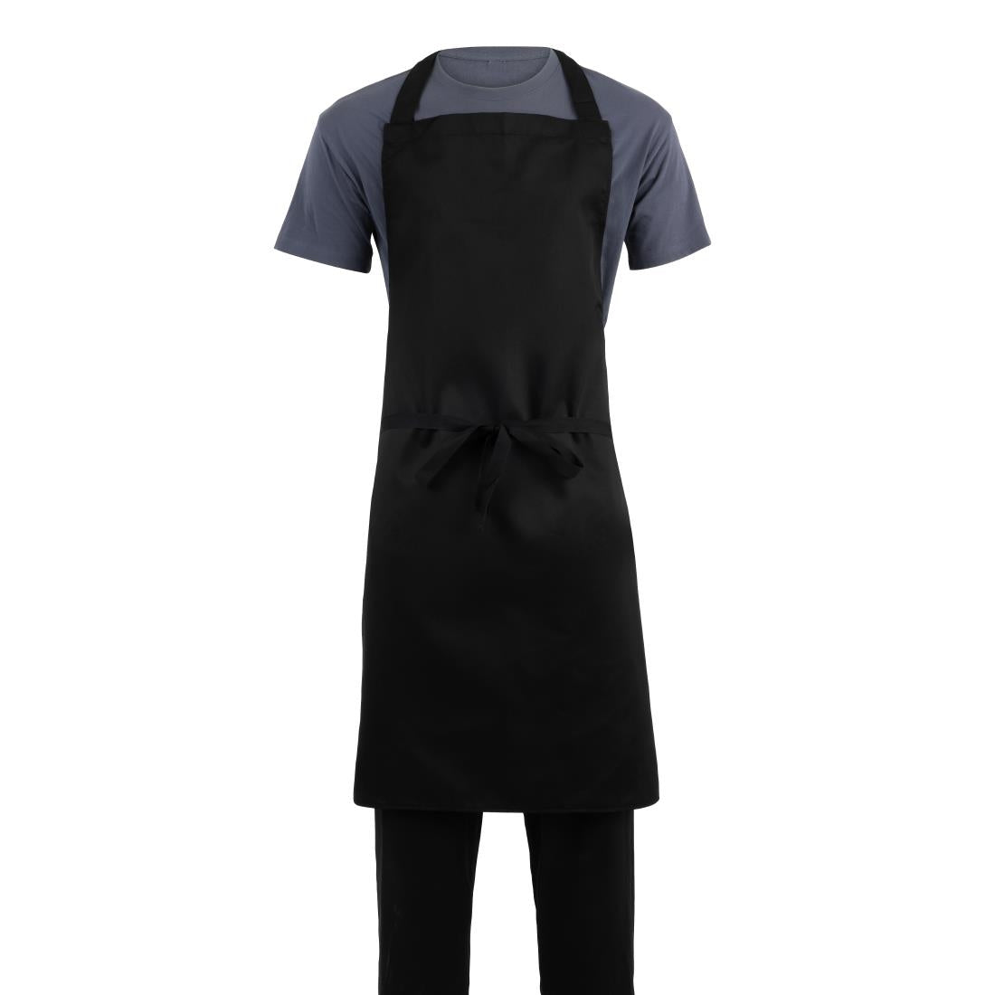 Whites XL Bib Apron Black