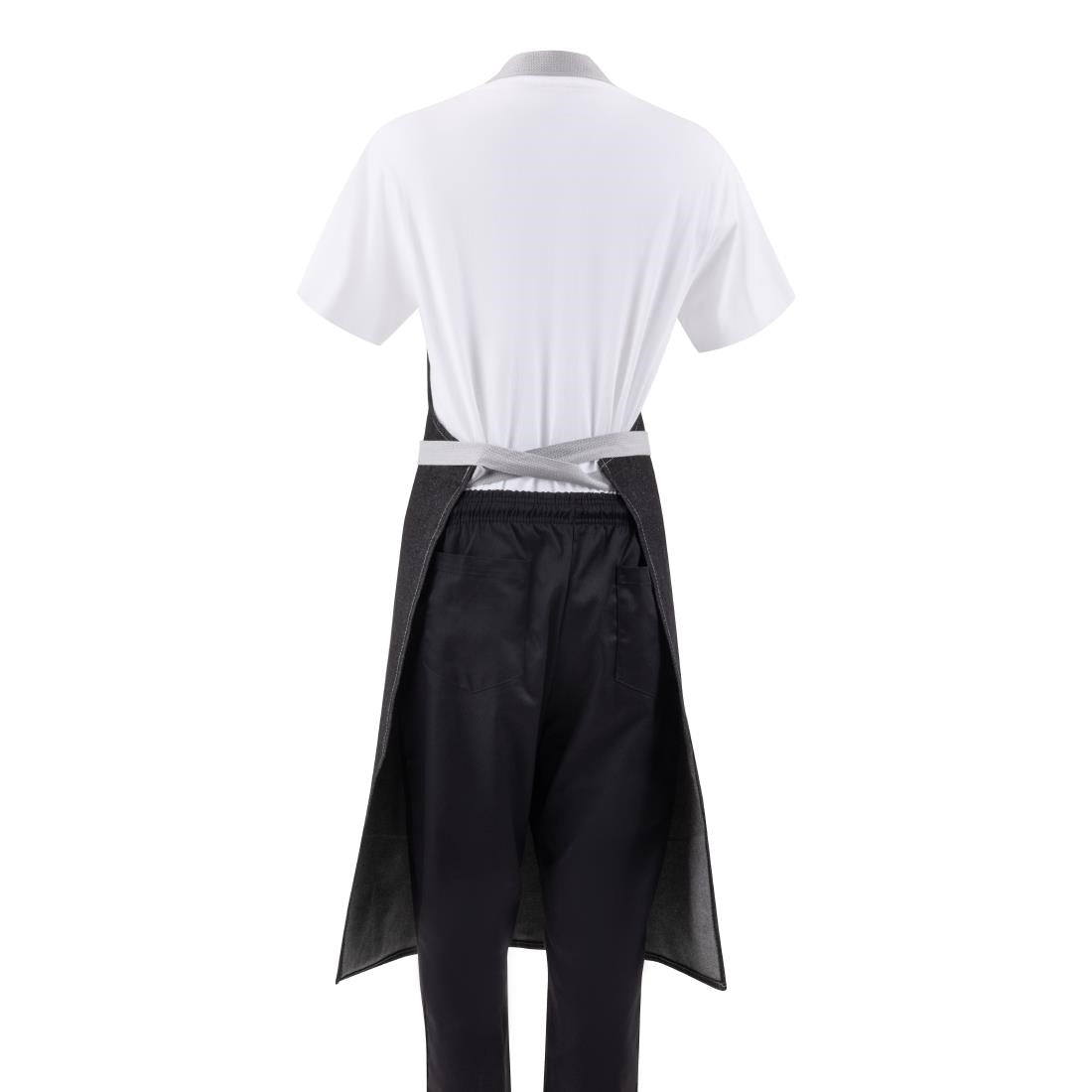 Southside Denim Bib Apron Black