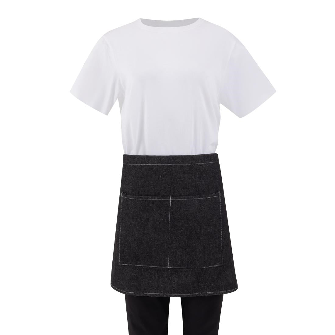 Southside Denim Waist Apron Black