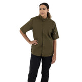 Southside Band Collar Chef Jacket Khaki M