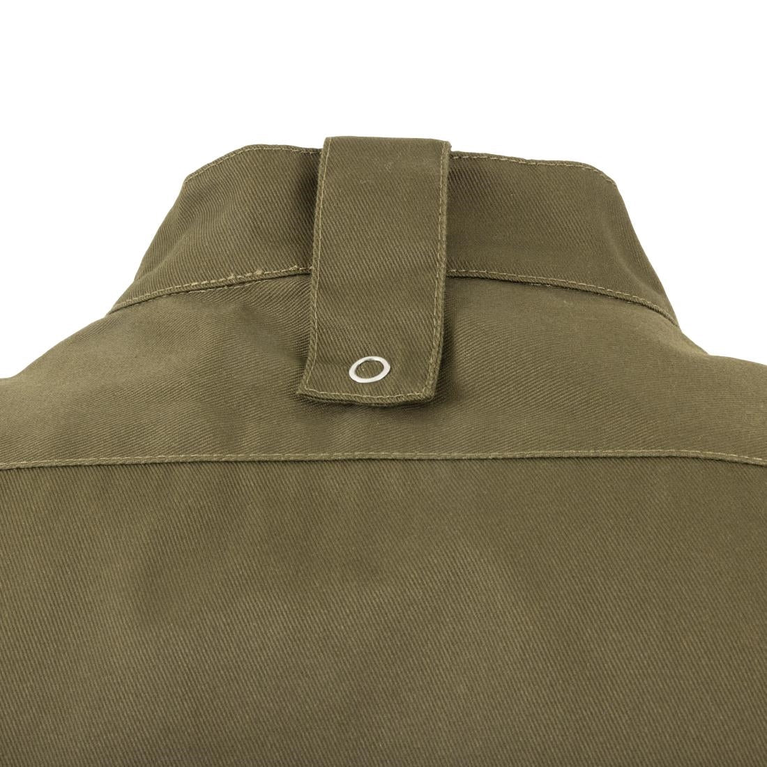 Southside Band Collar Chef Jacket Khaki S
