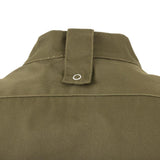 Southside Band Collar Chef Jacket Khaki S