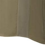 Southside Band Collar Chef Jacket Khaki S