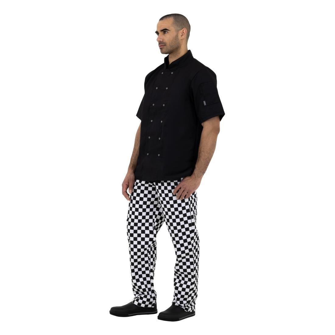 Whites Unisex Vegas Trousers Big Black & White Check Size M