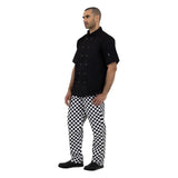 Whites Unisex Vegas Trousers Big Black & White Check Size M