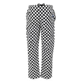 Whites Unisex Vegas Trousers Big Black & White Check Size M