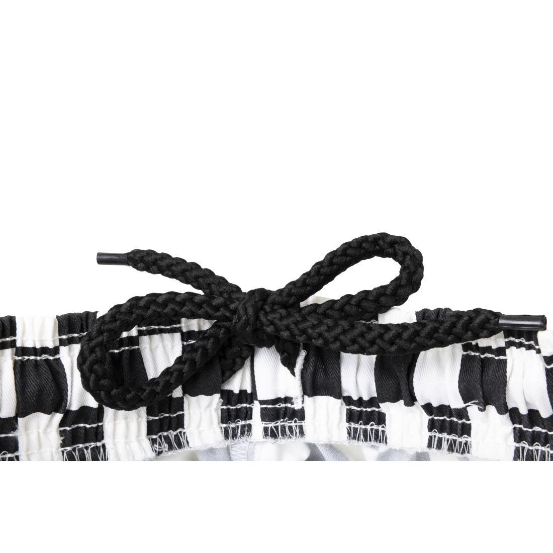 Whites Unisex Vegas Trousers Big Black & White Check Size M