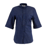 Southside NY Queens Womens Denim Lightweight Chefs Shirt Size XL