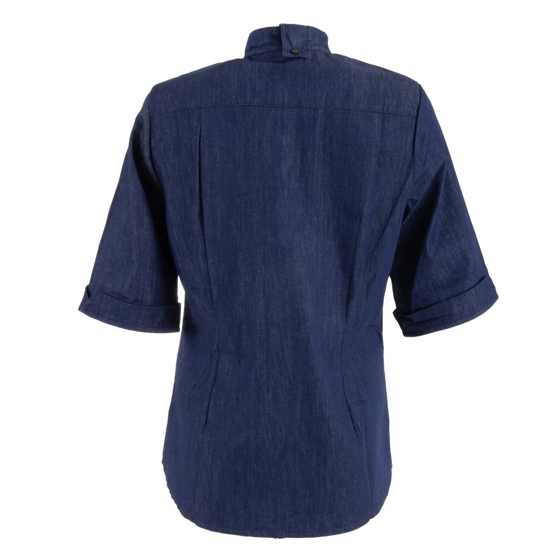 Southside NY Queens Womens Denim Lightweight Chefs Shirt Size L