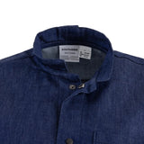 Southside NY Queens Womens Denim Lightweight Chefs Shirt Size L