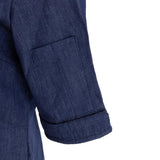 Southside NY Queens Womens Denim Lightweight Chefs Shirt Size XL