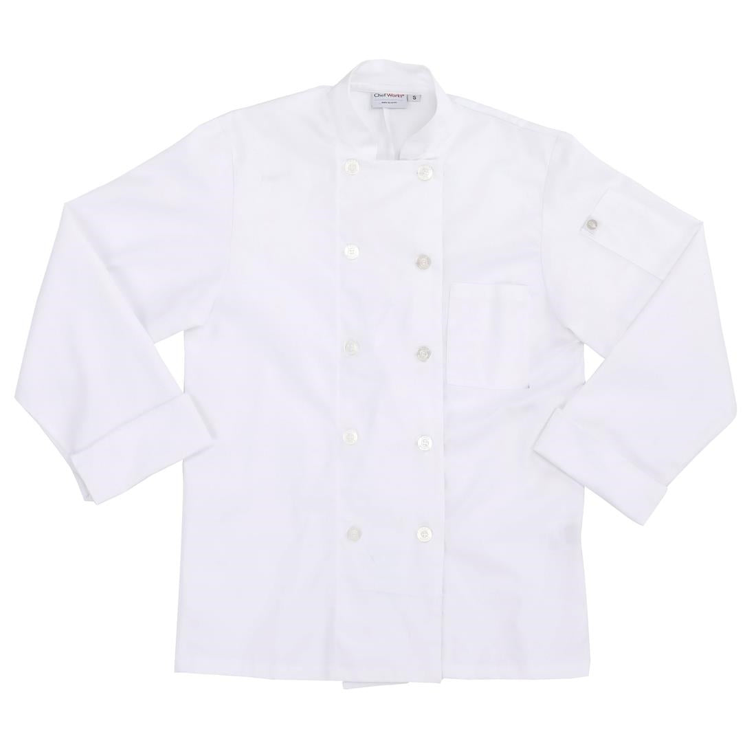 Chef Works Le Mans Recycled Unisex Chef Jacket White 2XL