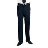 Brook Taverner Mens Mars Black Waiting Trousers Size 38"