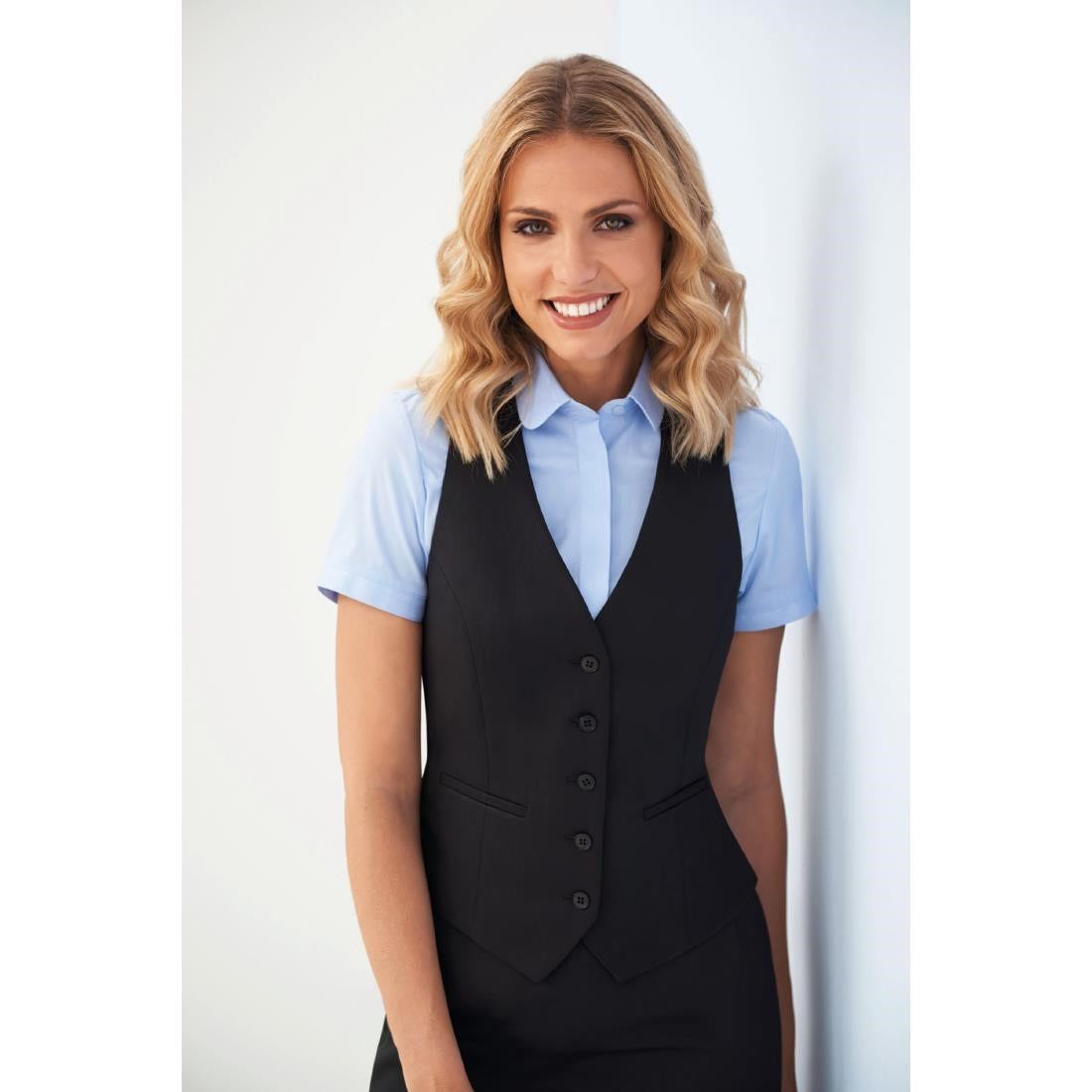 Brook Taverner Ladies Luna Black Waistcoat XL