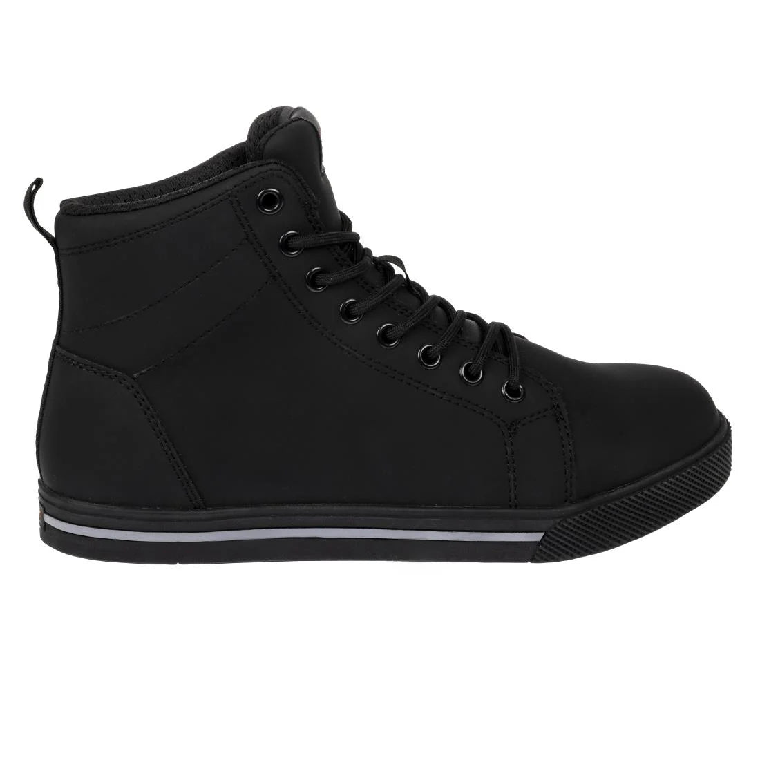 Slipbuster Microfibre Safety Hi Top Boots Matte Black 41