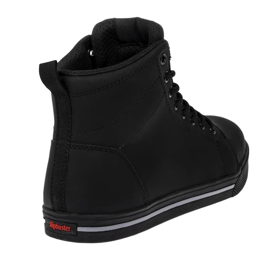 Slipbuster Microfibre Safety Hi Top Boots Matte Black 38