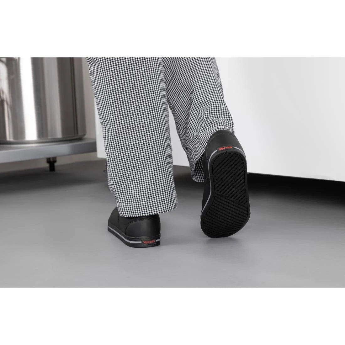 Slipbuster Microfibre Slip-on Shoe Matte Black 43