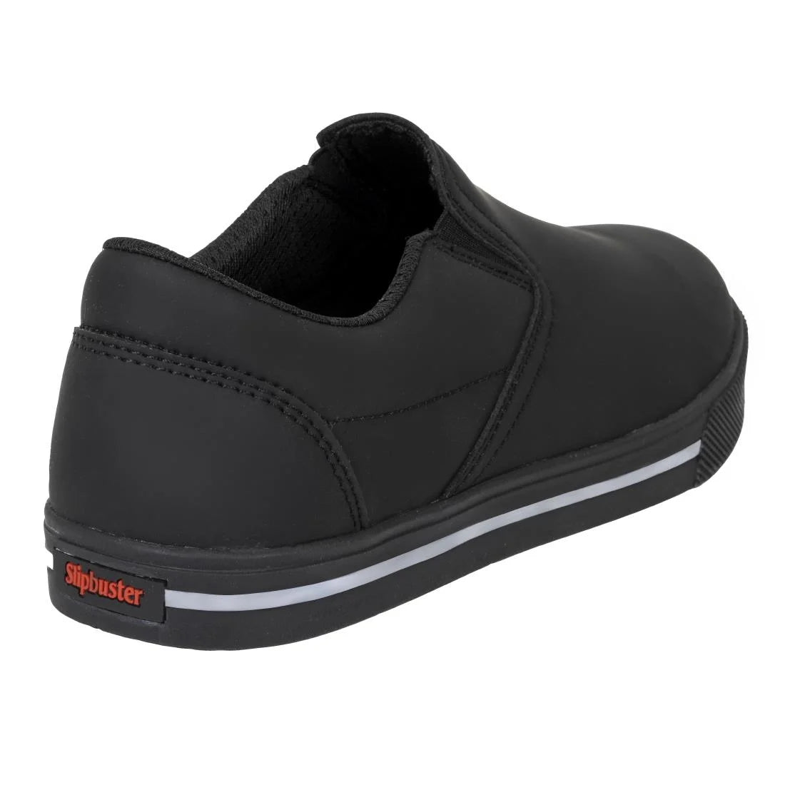 Slipbuster Microfibre Slip-on Shoe Matte Black 40