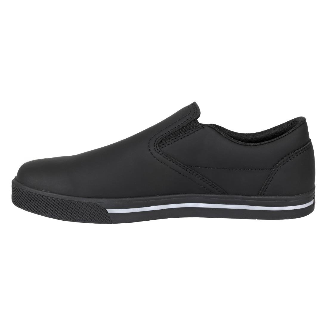 Slipbuster Microfibre Slip-on Shoe Matte Black 44