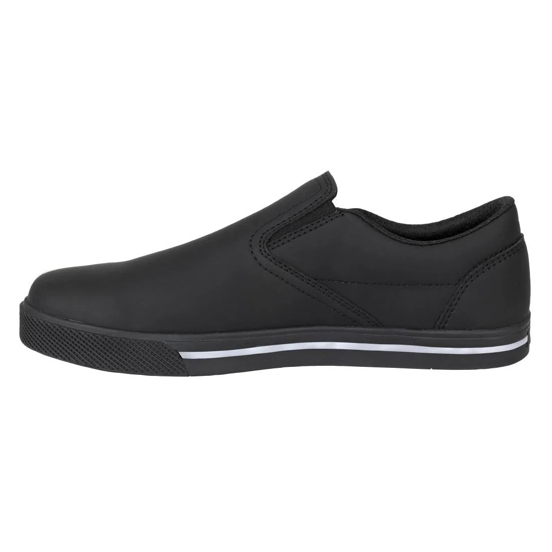 Slipbuster Microfibre Slip-on Shoe Matte Black 43