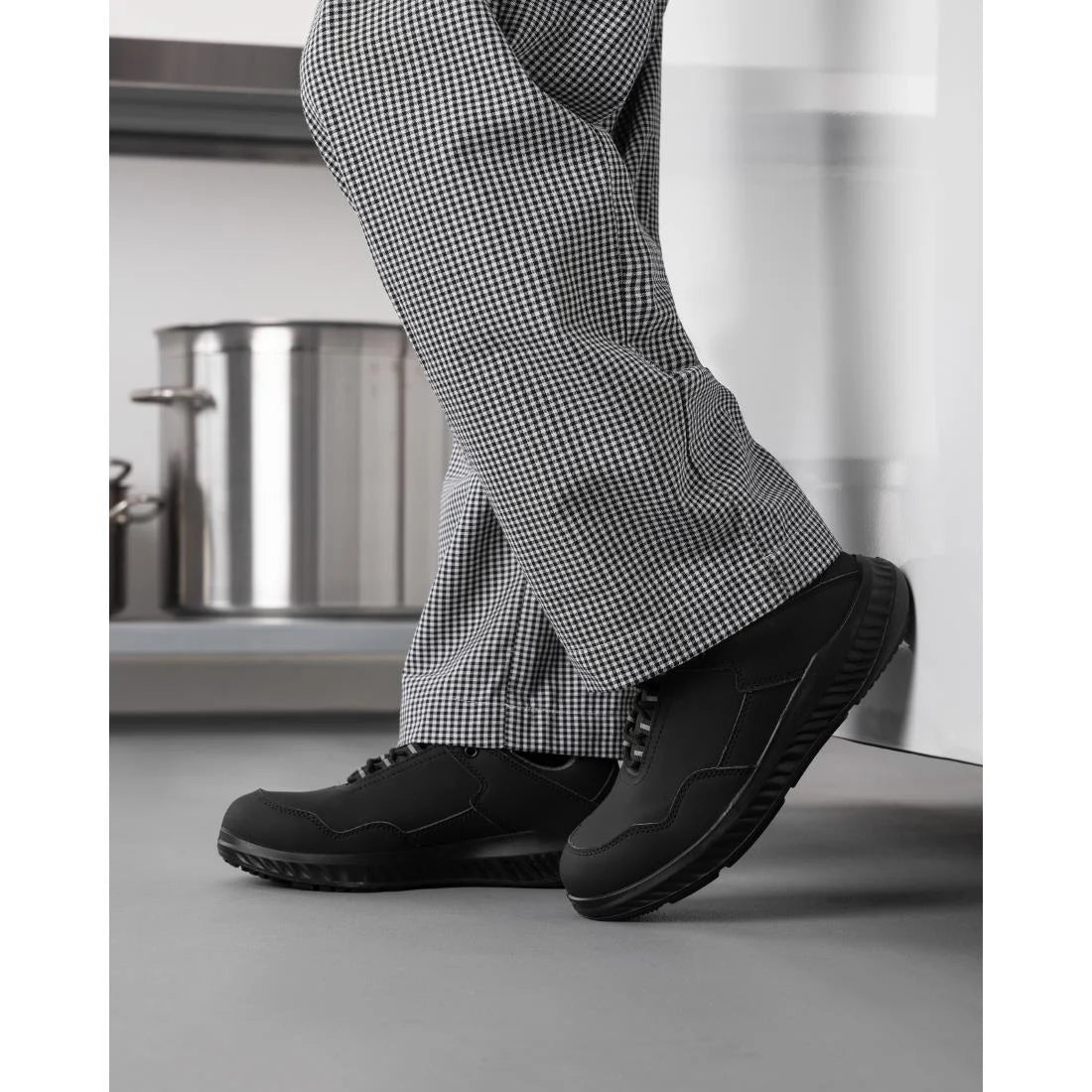 Slipbuster Microfibre Safety Trainers Matte Black 39