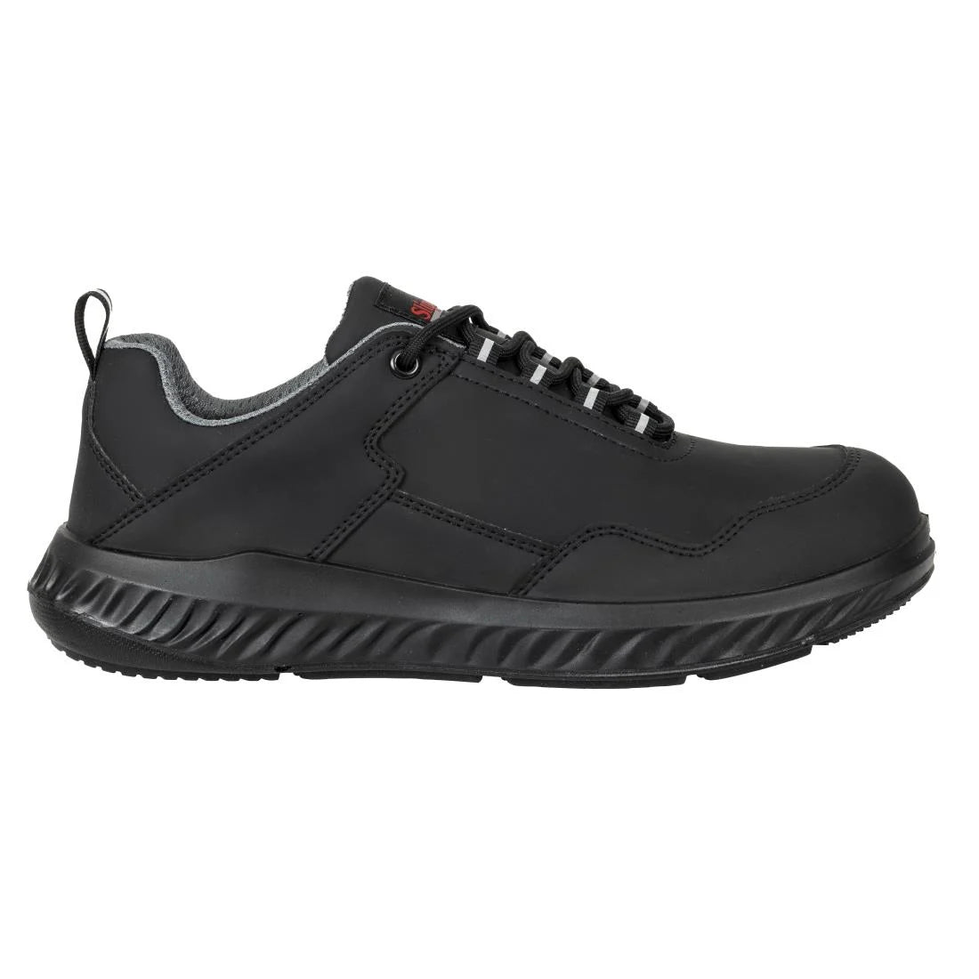 Slipbuster Microfibre Safety Trainers Matte Black 38
