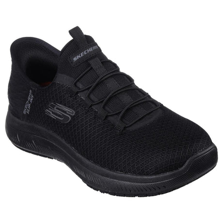 Skechers Womens Summit SR Slip In Shoes Black Size 41