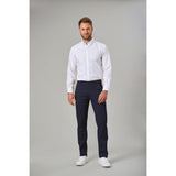 Brook Taverner Mens Miami Slim Fit Chinos Navy 42"