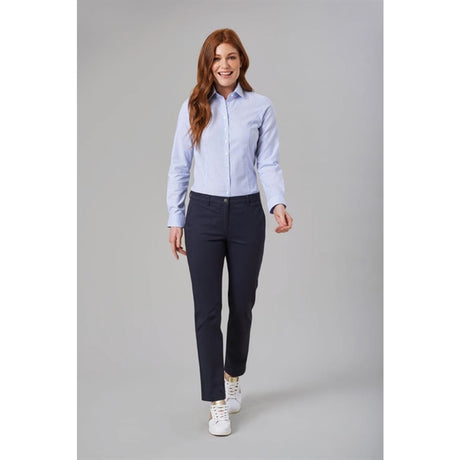 Brook Taverner Womens Houston Slim Leg Chinos Navy Size 24