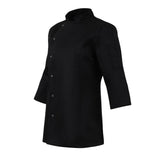 Whites Ladies Fitted Chef Jacket Black Size M