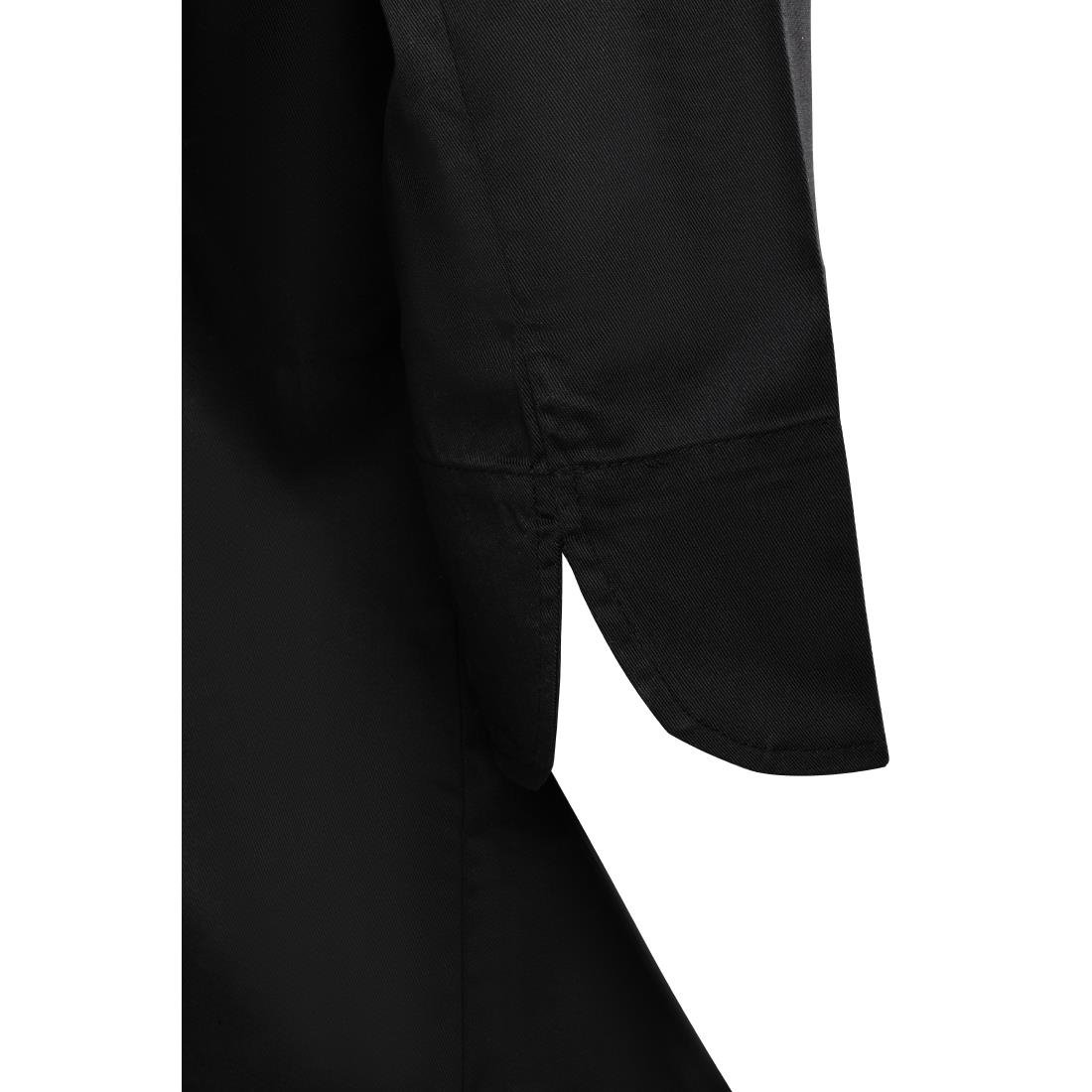 Whites Ladies Fitted Chef Jacket Black Size L