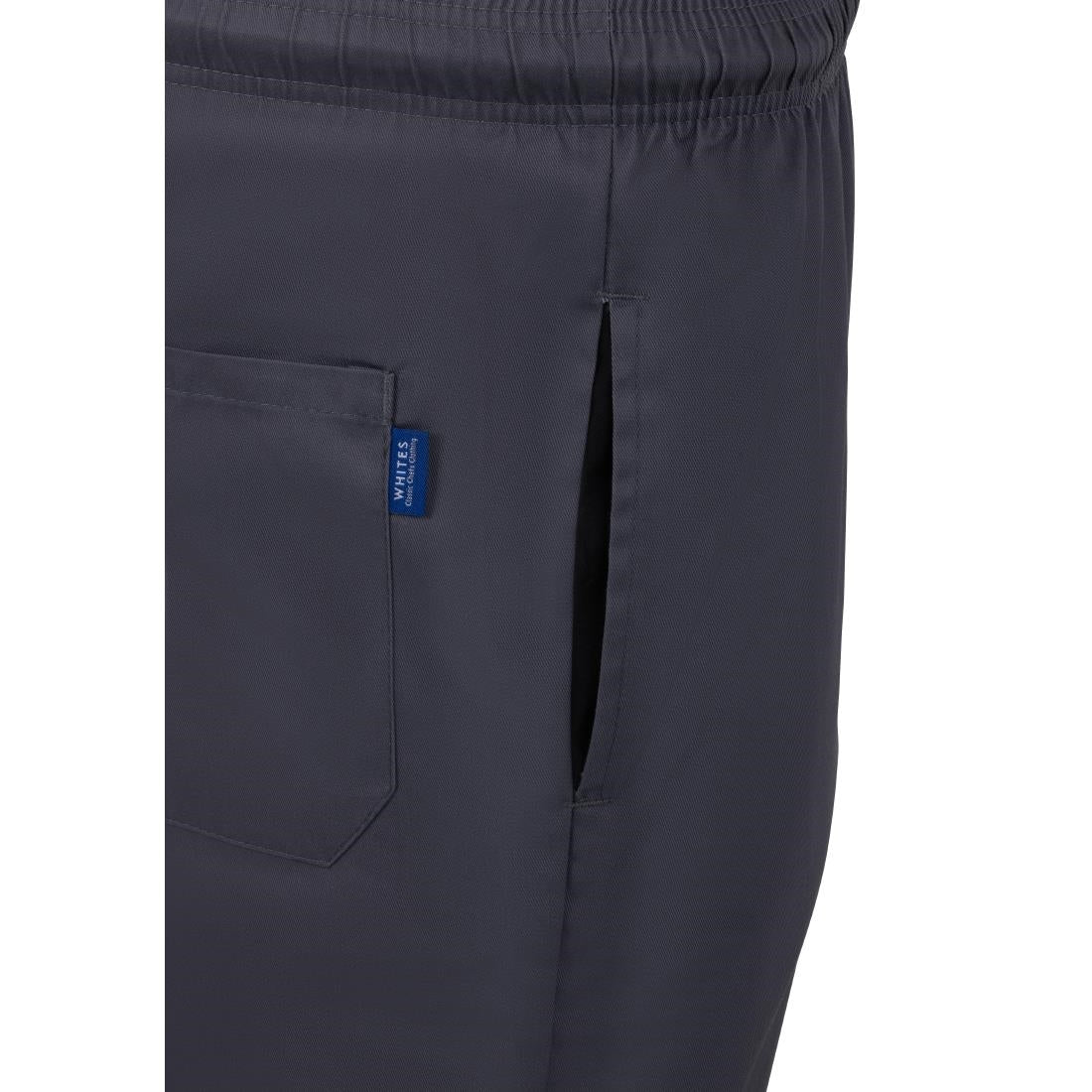 Whites Vegas Chefs Trousers Charcoal Size 2XL