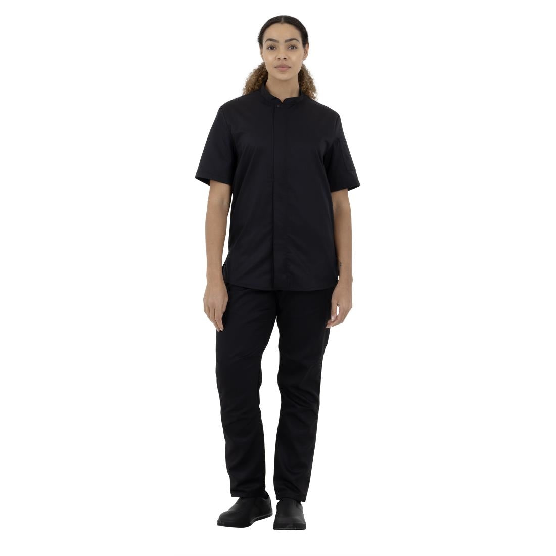Southside Harlem Short Sleeve Chef Jacket Black S