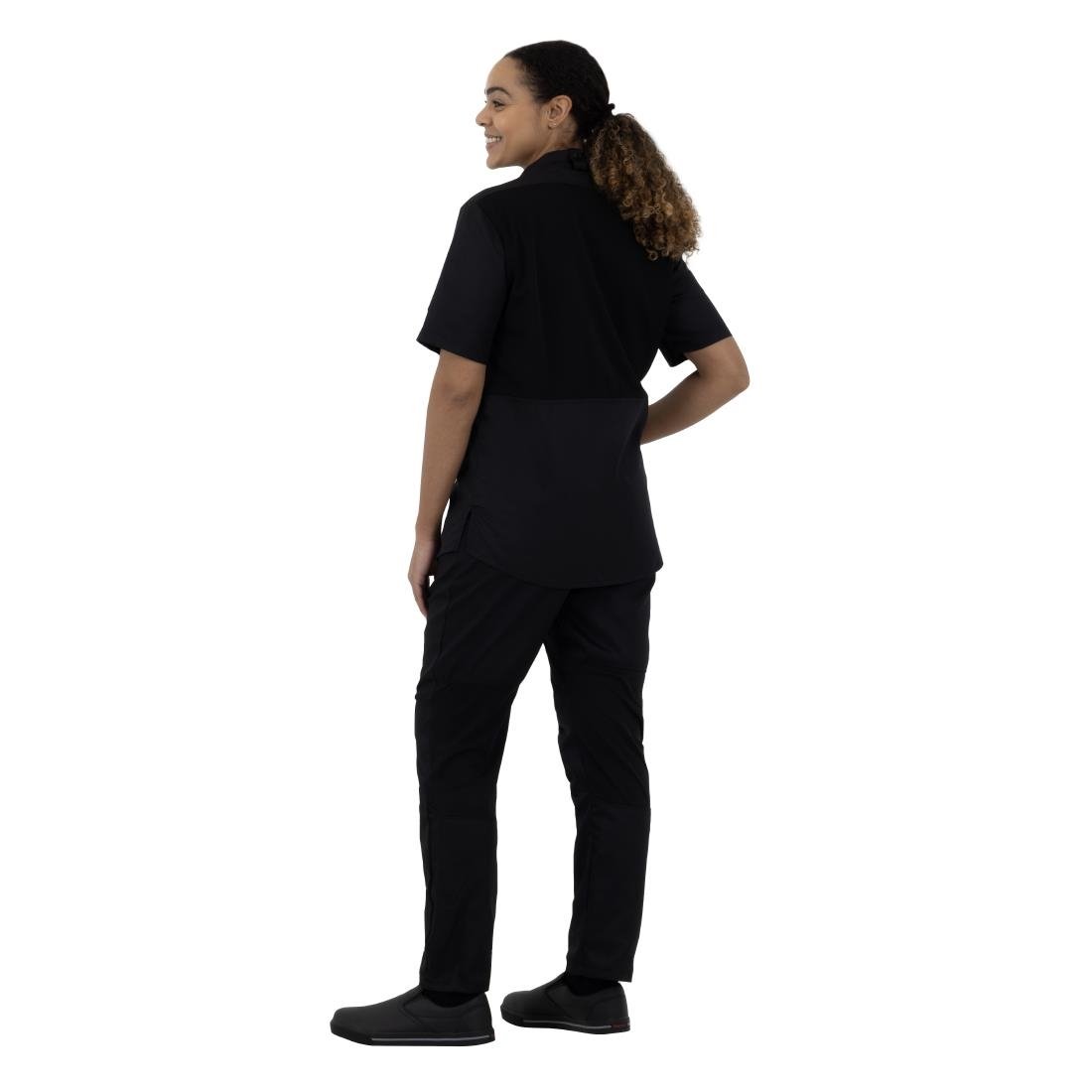 Southside Harlem Short Sleeve Chef Jacket Black XL