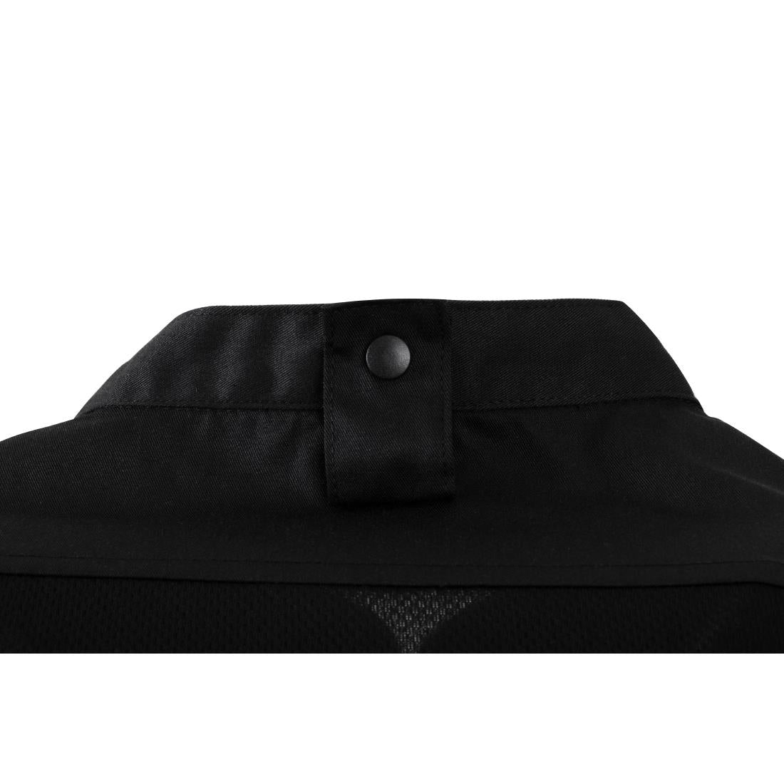 Southside Harlem Short Sleeve Chef Jacket Black S
