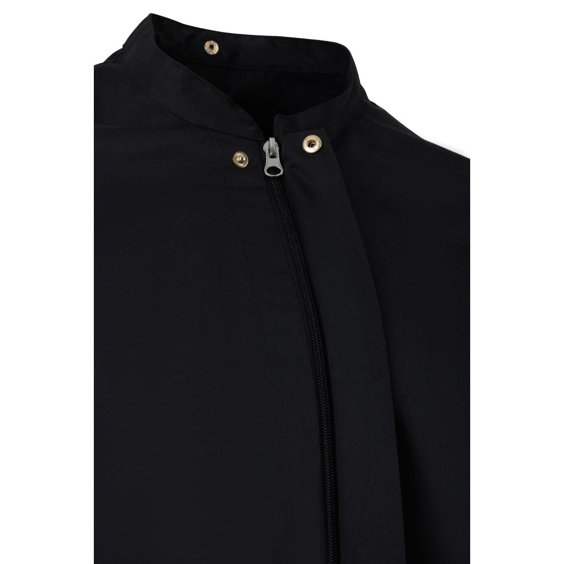 Southside Harlem Short Sleeve Chef Jacket Black S