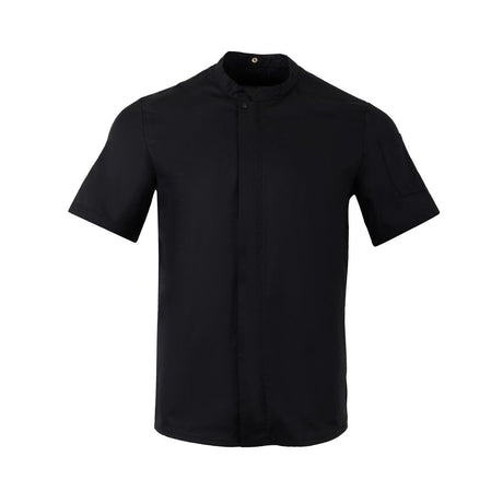 Southside Harlem Short Sleeve Chef Jacket Black XL