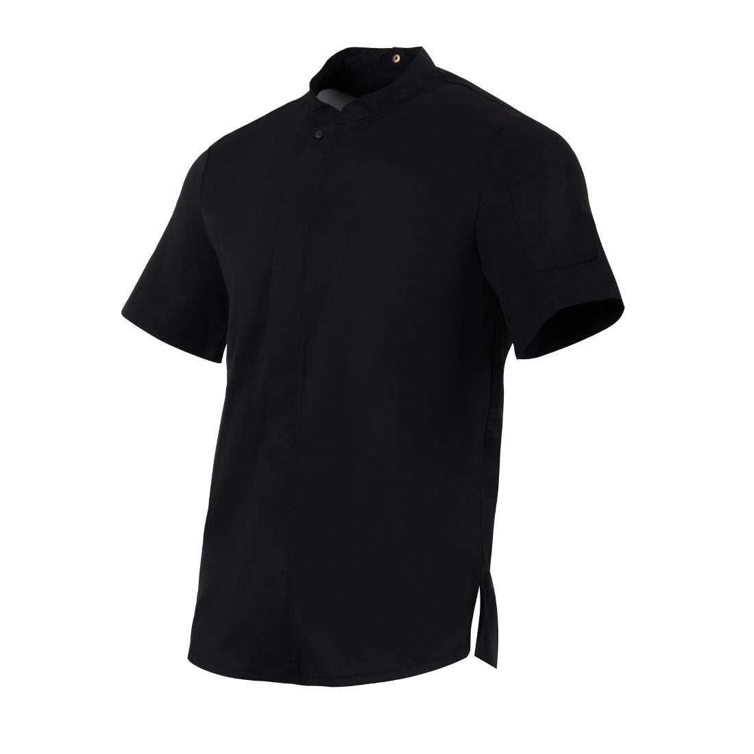 Southside Harlem Short Sleeve Chef Jacket Black S
