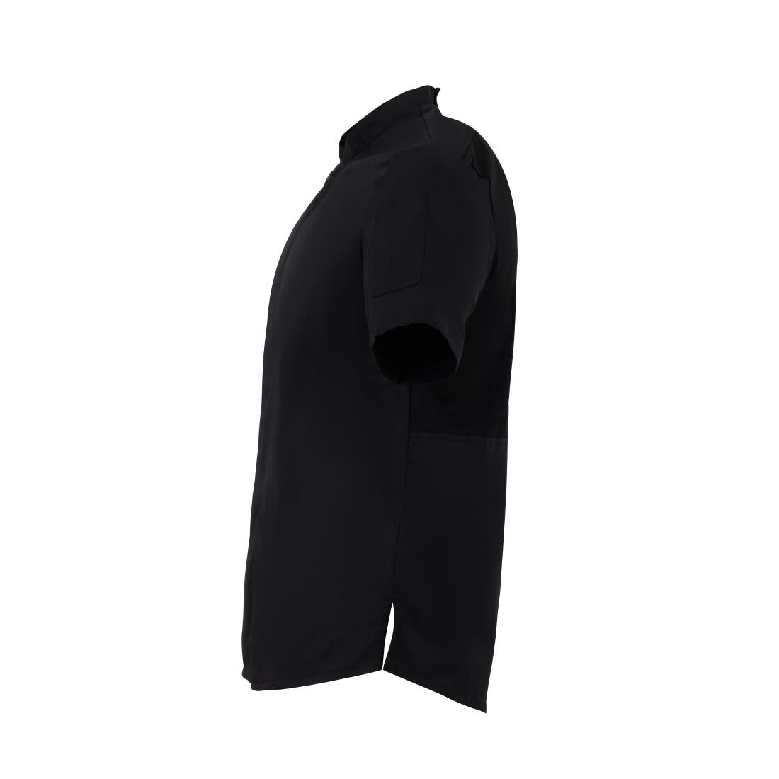 Southside Harlem Short Sleeve Chef Jacket Black S
