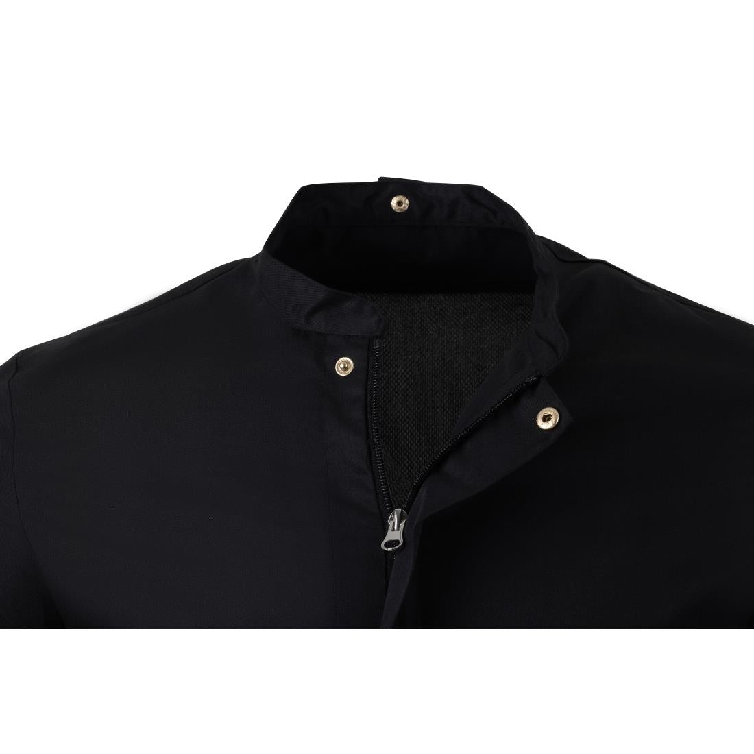 Southside Harlem Short Sleeve Chef Jacket Black S