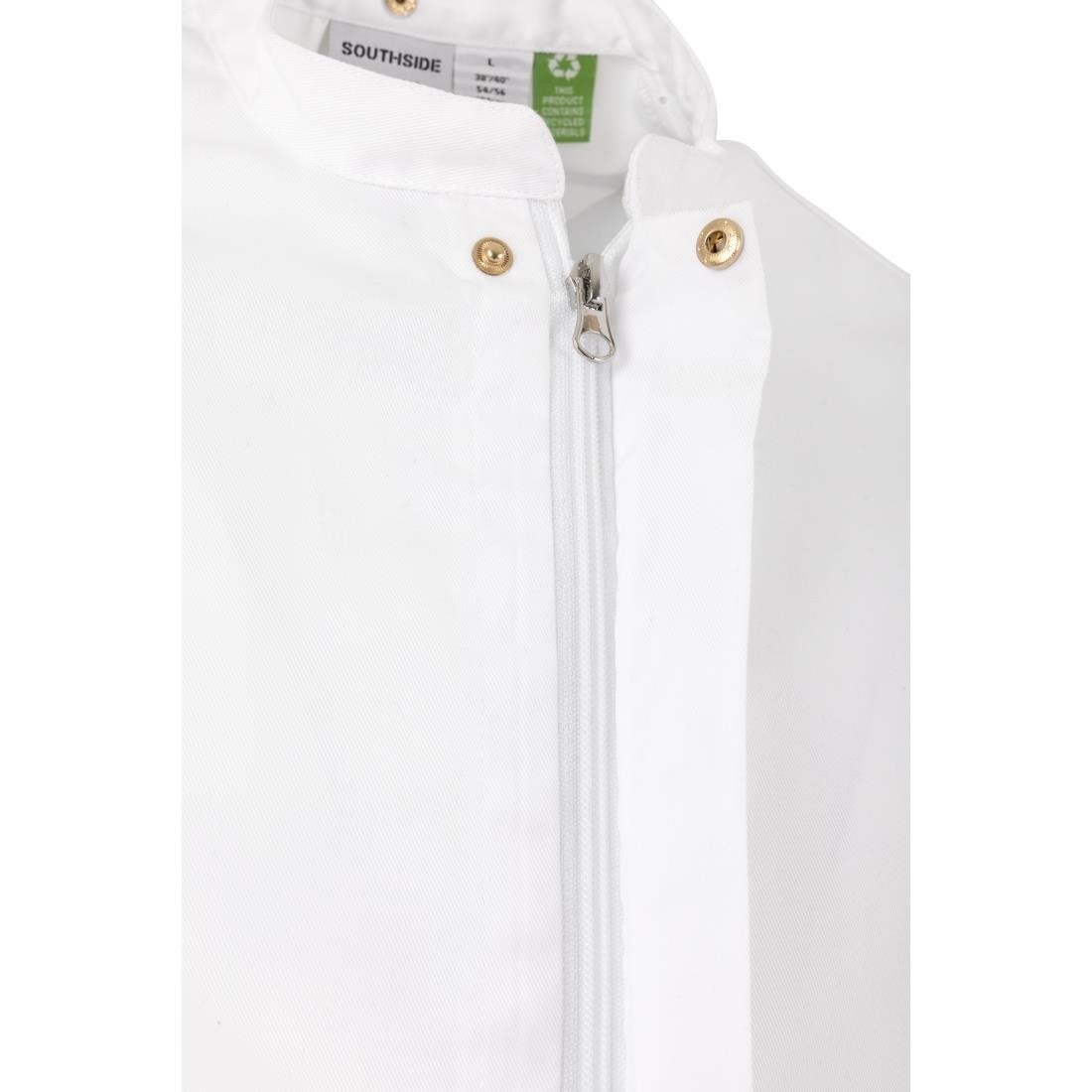 Southside Harlem Chef Jacket Mesh White XL