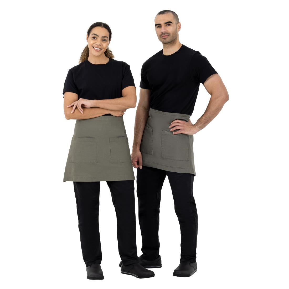 Southside Cotton Canvas Waist Apron Khaki